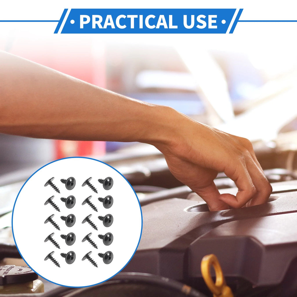 20 Pcs Fender Liner Splash Shield Bumper Cover Screw for Audi RS6 (2021–2022)
