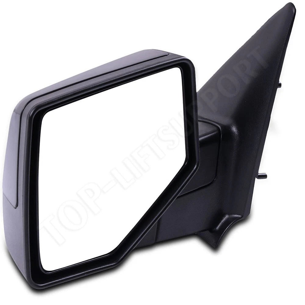 Driver Side Manual Black Towing Mirror for Ford Ranger (2006–2011)
