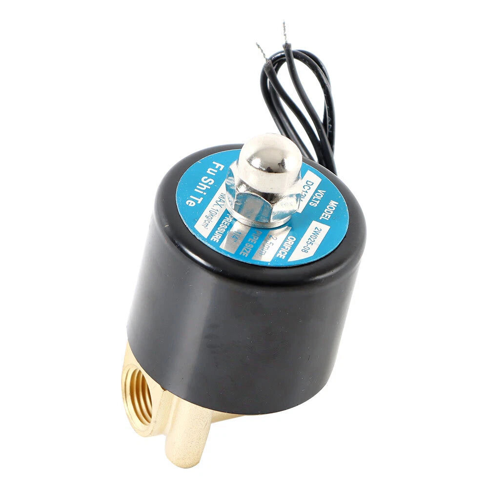 Solenoid Valve for Air Water Gas Oil (12V)