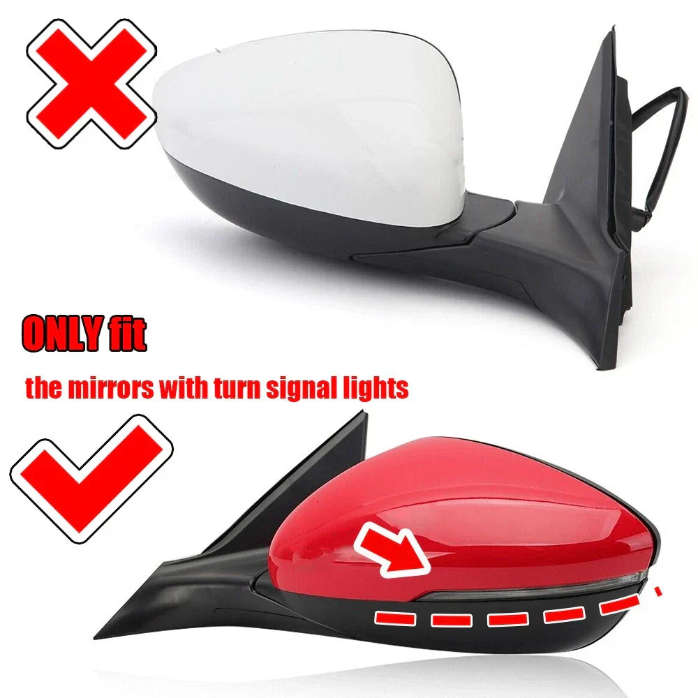 Carbon Fiber Style Rear View Side Mirror Trim for Honda Accord (2018-2022)