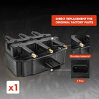 Ignition Coil & Iridium Spark Plugs for Jeep Wrangler (2007-2011)