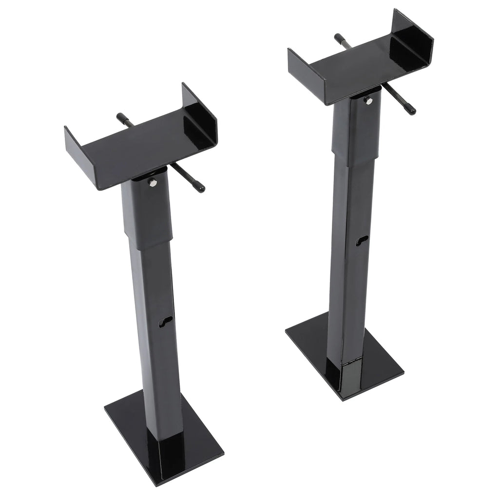 2X Adjustable Slide Out Support Stabilizer Jacks 21"-49" for Trailer RV