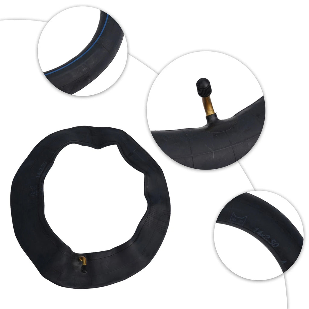 14x2.50 Inner Tube for Electric Bicycle (Electric Vehicle Compatible)