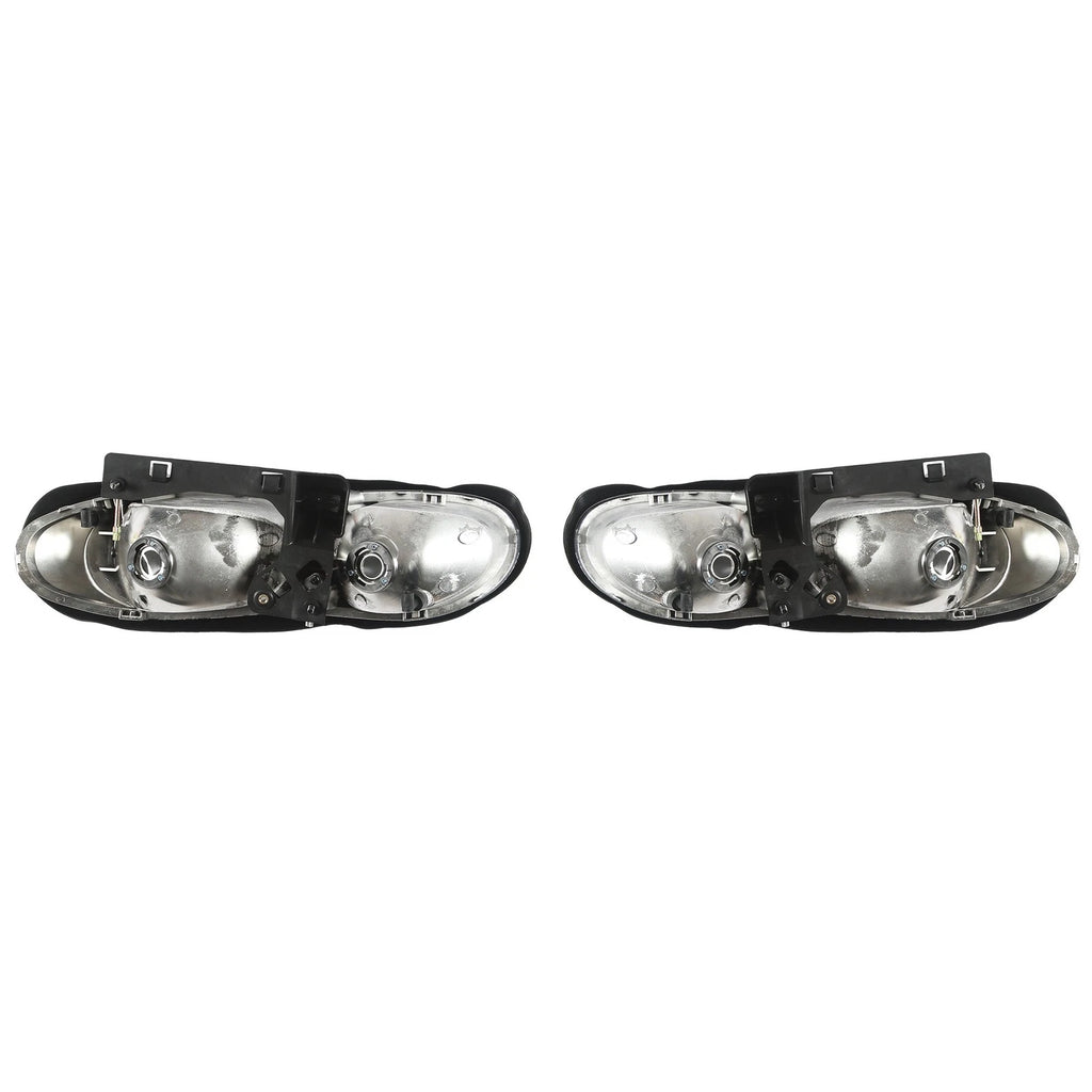Headlight Assembly Pair for Chevy Camaro Z28 SS (1998–2002) Black Housing