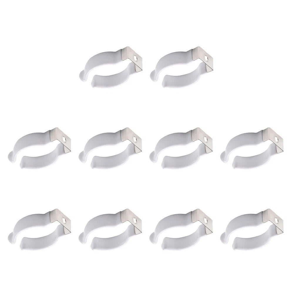 10PCS U Clip Holder Bracket for LED Tube Light (25mm to 35mm)