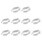 10PCS U Clip Holder Bracket for LED Tube Light (25mm to 35mm)