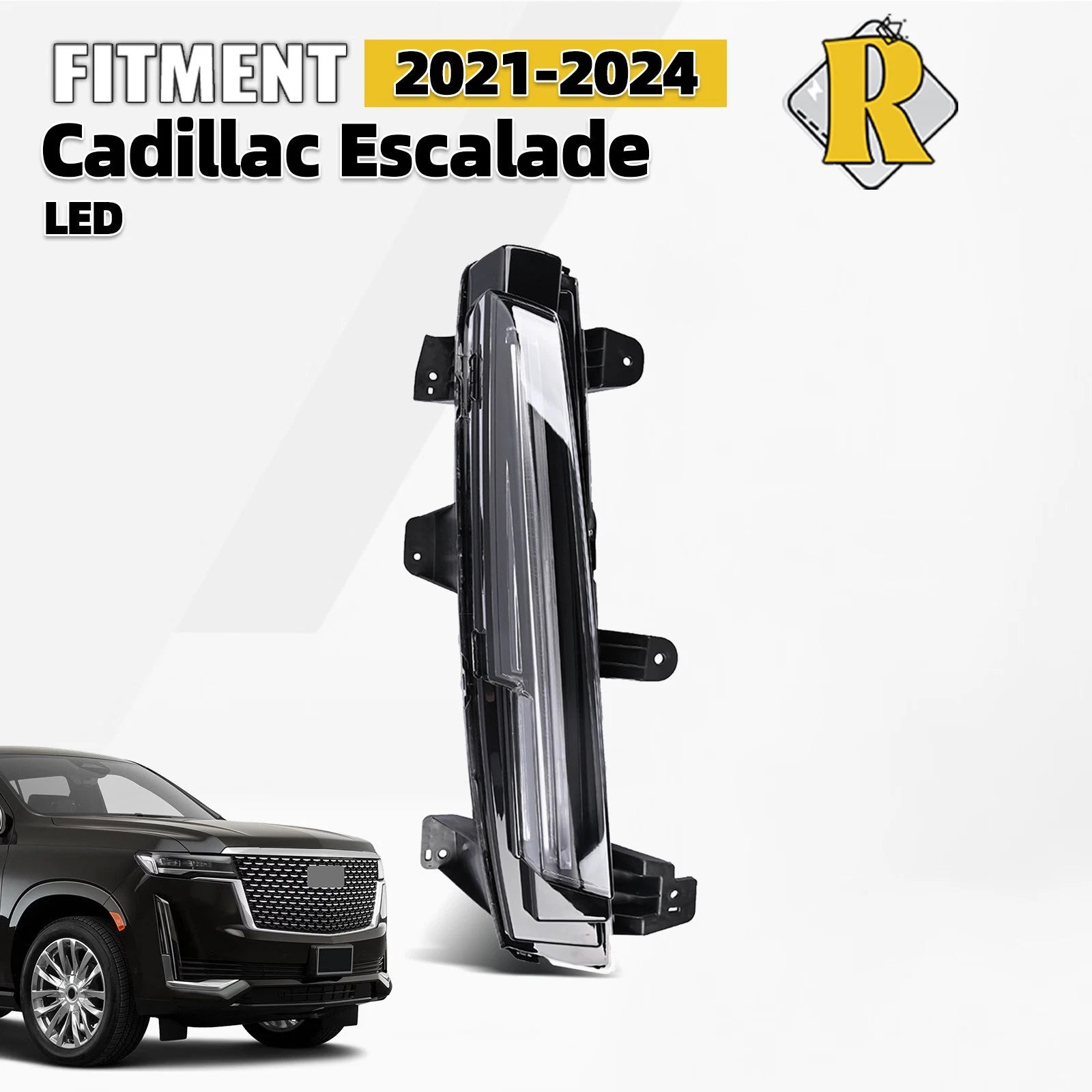 Fog Light for Cadillac Escalade (2021–2024) LED Daytime Running Lamp Right