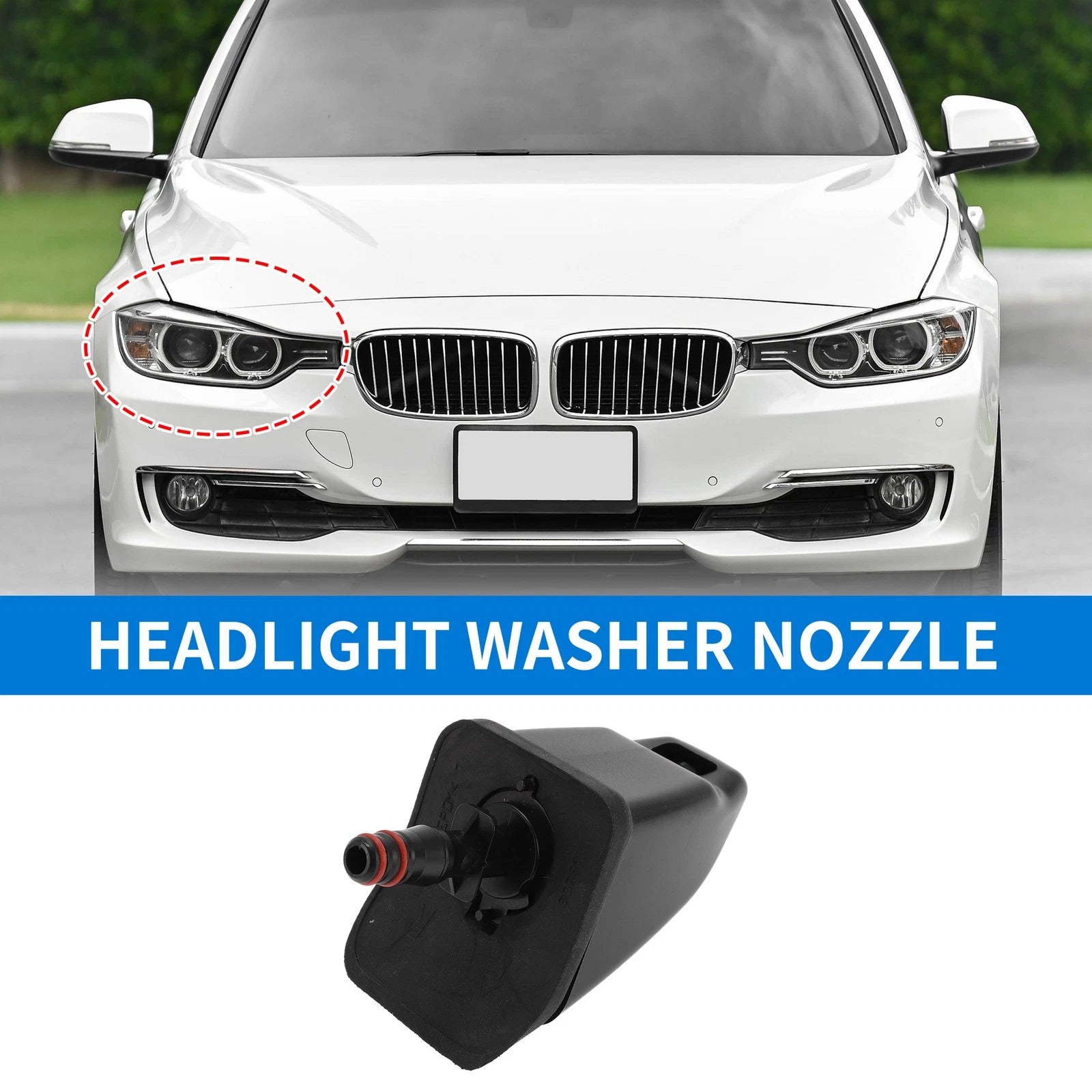 Front Passenger Side Headlight Washer Nozzle for Honda CR-V (2005–2006) No. 76880SCAS11