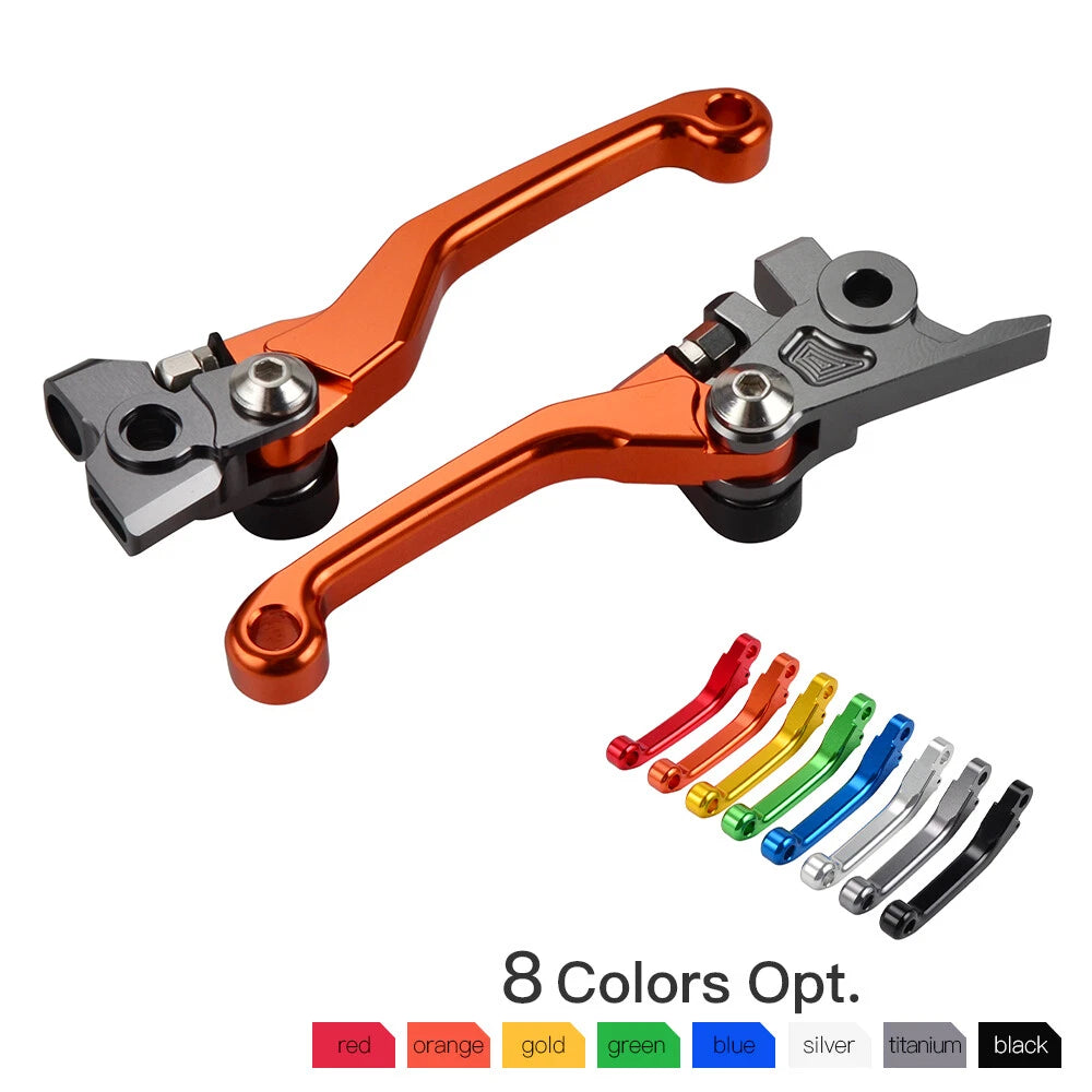 CNC Pivot Brake Clutch Levers for KTM 250 300 350 450 500 SX SXF EXC XCW (2014–2023)