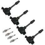 Set of 4 Ignition Coils & Spark Plugs for Toyota Camry RAV4 (2019–2020)