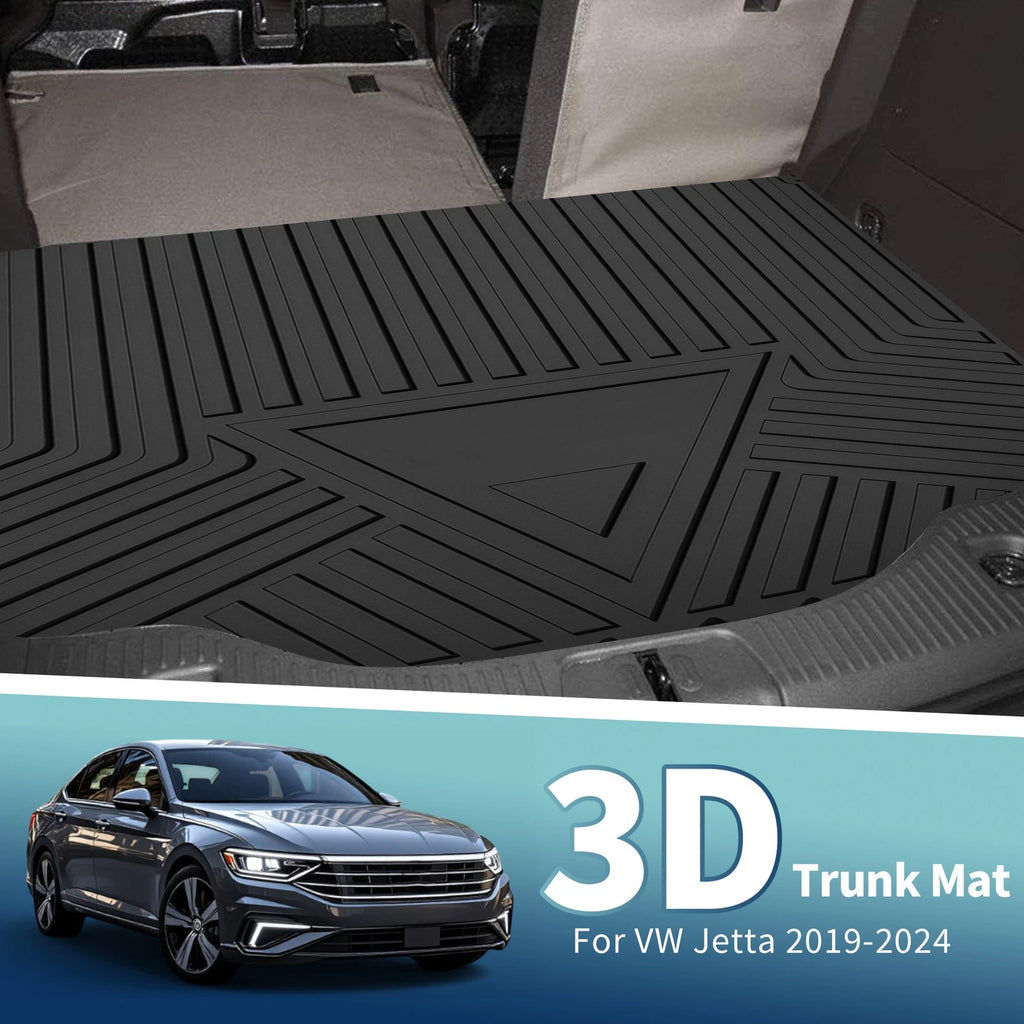 Cargo Liner Rear Trunk Mat for Volkswagen Jetta (2019–2025) TPE 1 Pc