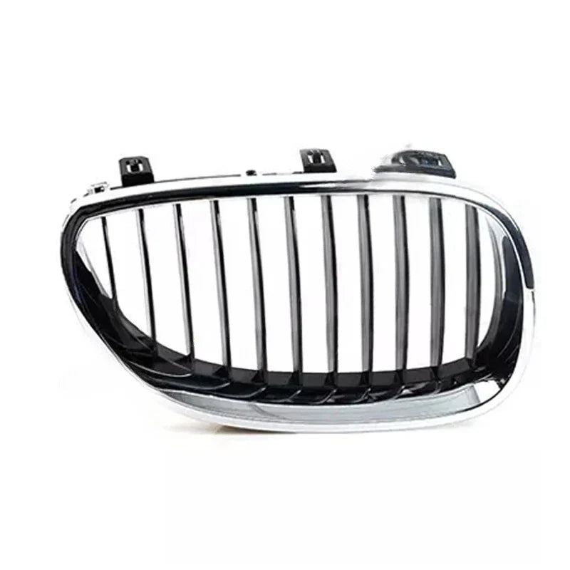 Pair Chrome/Black Front Grille for BMW 5-Series E60/E61 (2004–2009)