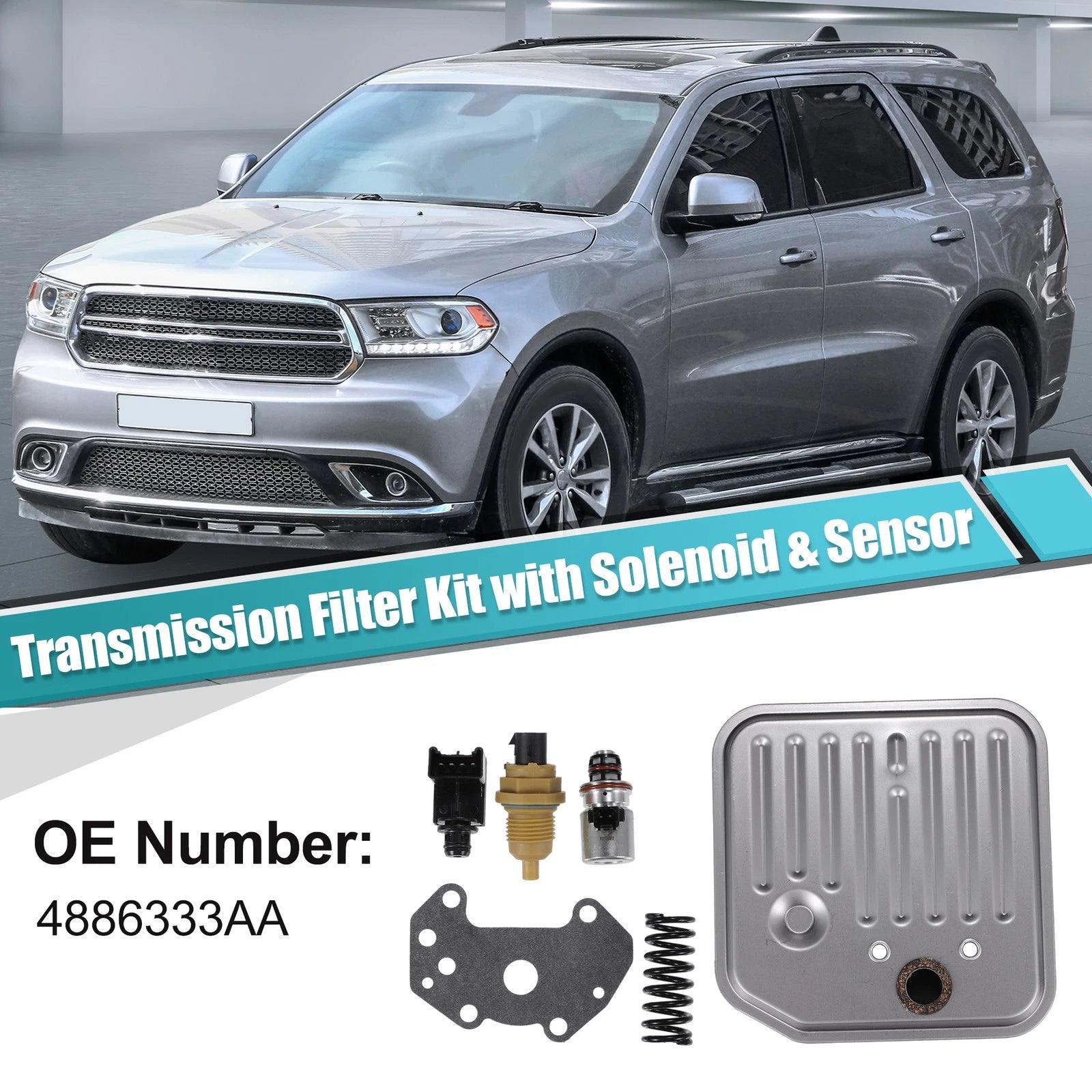 Set of 1 Car Transmission Filter Kit for Dodge Dakota (2000–2003) No. 4886333AA