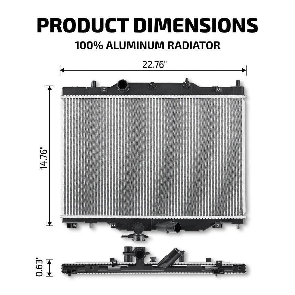 Aluminum Radiator for Mazda CX-3 2.0L (2016–2019) CU13585 13585