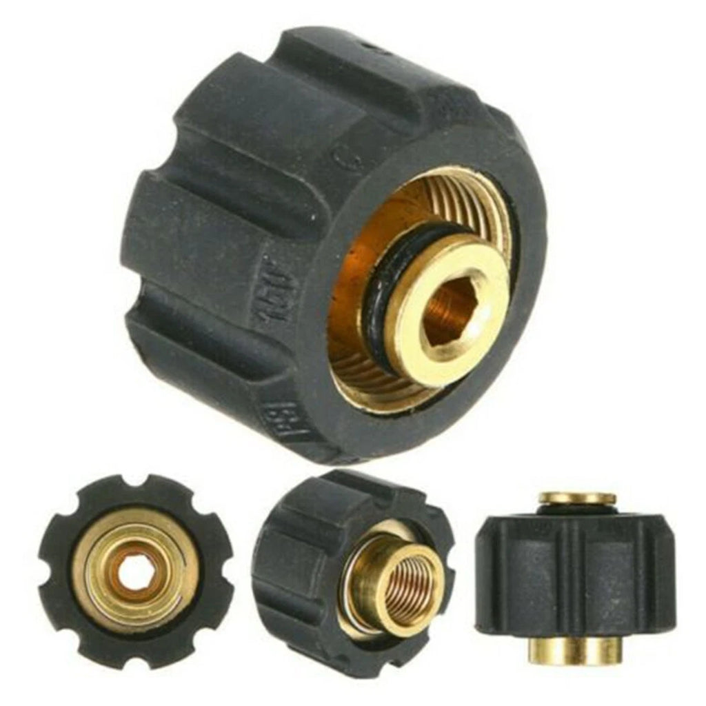 M22 1/4 Adapter Pressure Washer Hose Lance Fitting for HD HDS