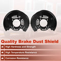 Front Left Right Brake Dust Shield for Toyota Tacoma (2005–2023) 4778104050/4778204050