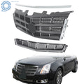 Front Upper & Lower Grill with Chrome Trim for Cadillac CTS (2008–2011)