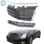 Front Upper & Lower Grill with Chrome Trim for Cadillac CTS (2008–2011)