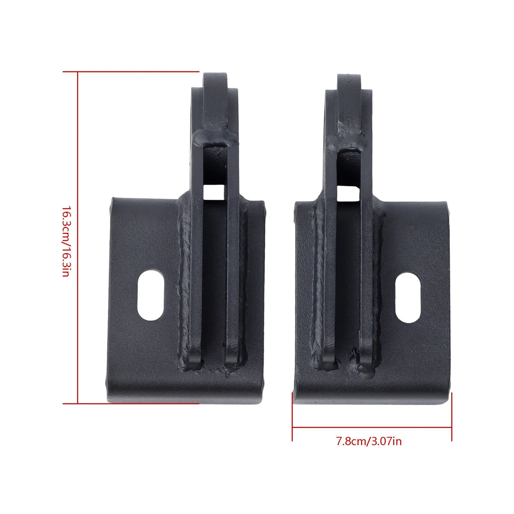 Front Tow Hook Mounting Brackets for Toyota Tacoma (2009-2023)