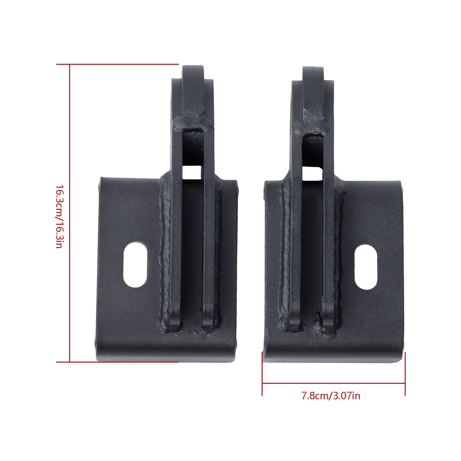 Front Tow Hook Mounting Brackets for Toyota Tacoma (2009-2023)