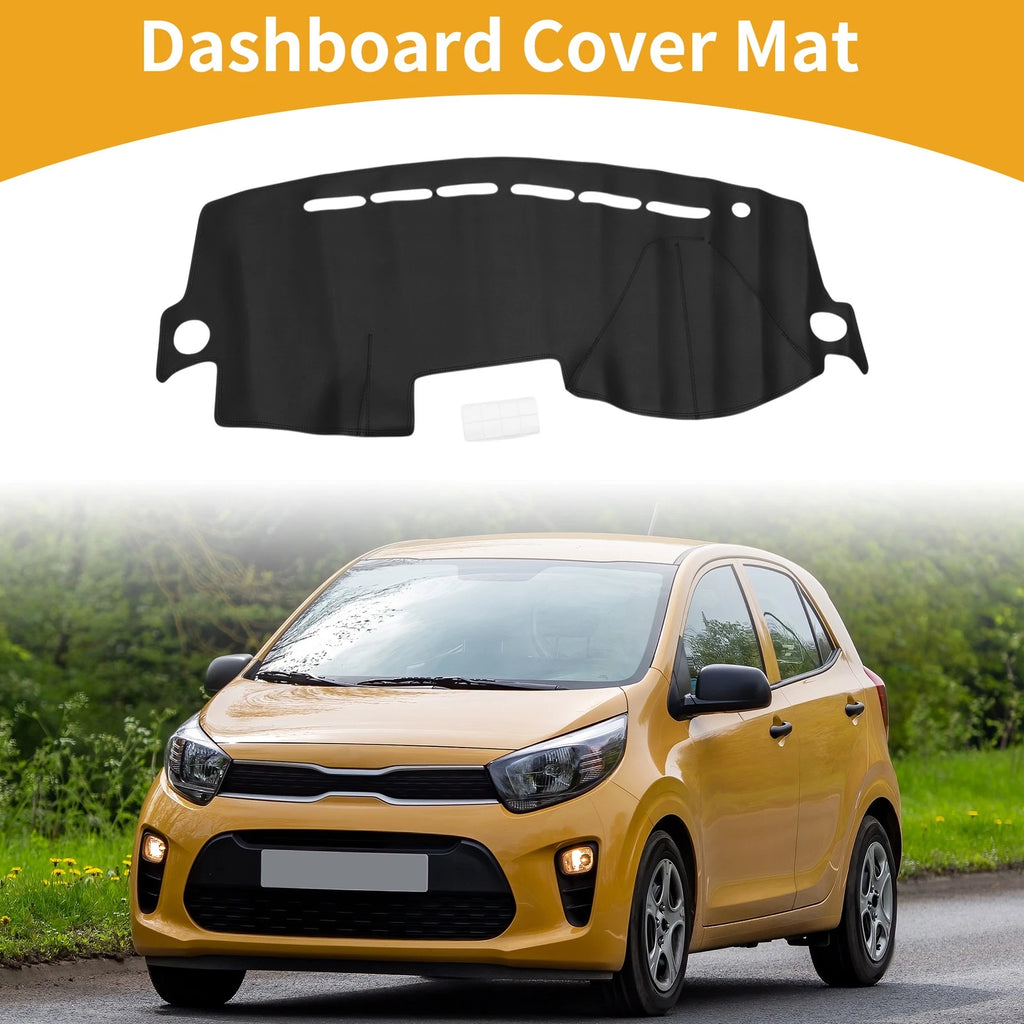 Dashboard Cover for Kia Picanto Morning SA (2004–2011) Black Anti-Slip