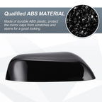 Right Side Rearview Mirror Cover Cap Gloss Black for Ford Explorer (2016–2019)