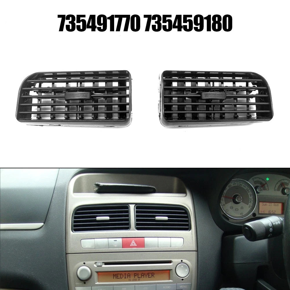 Center Swivel Air Vent Diffuser for Fiat Linea, Grande Punto, Doblo (2007–2019)