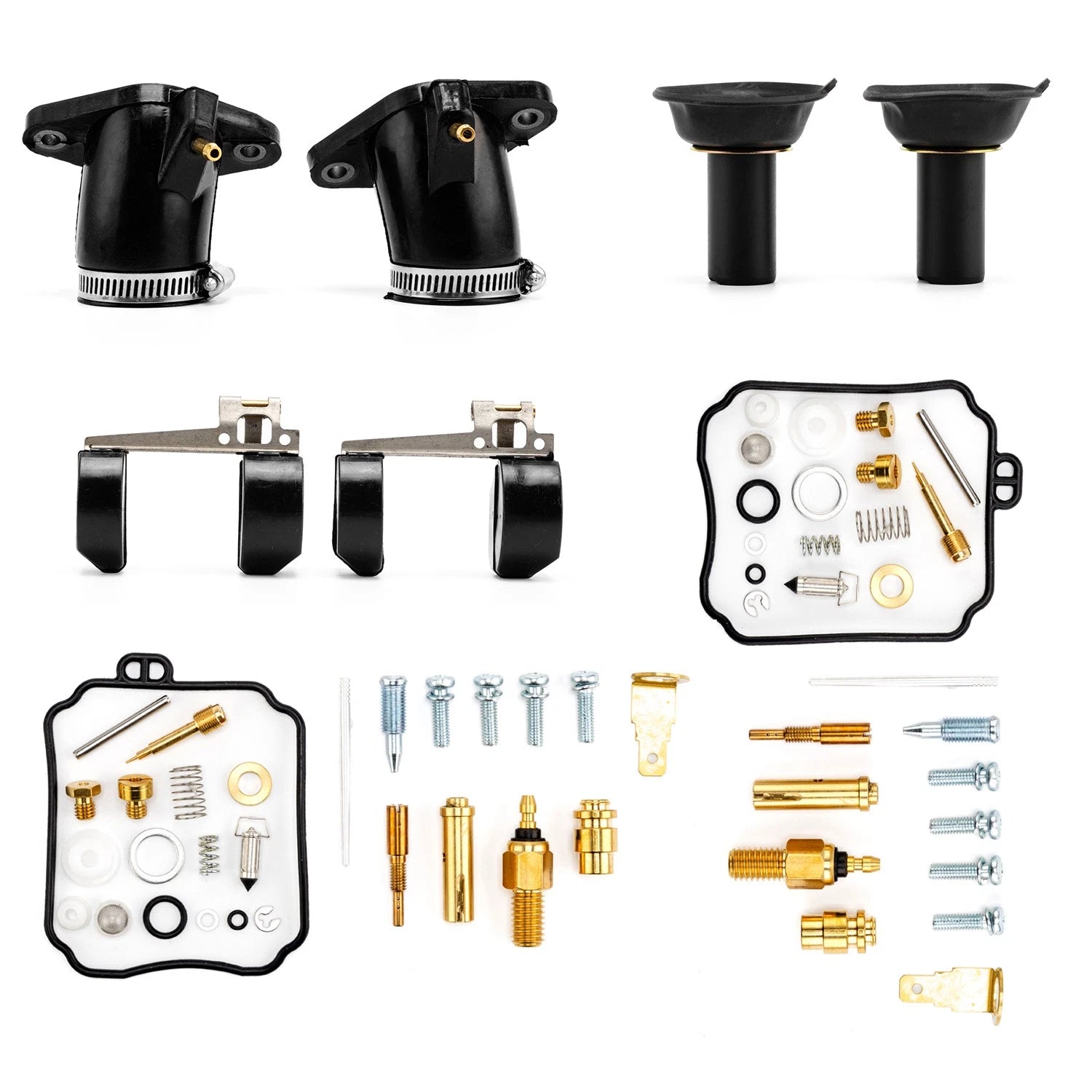 4TR-13586-01-00 Carburetor Repair Kit w/ Intake Manifold for Yamaha XVS650 (1998–2016)