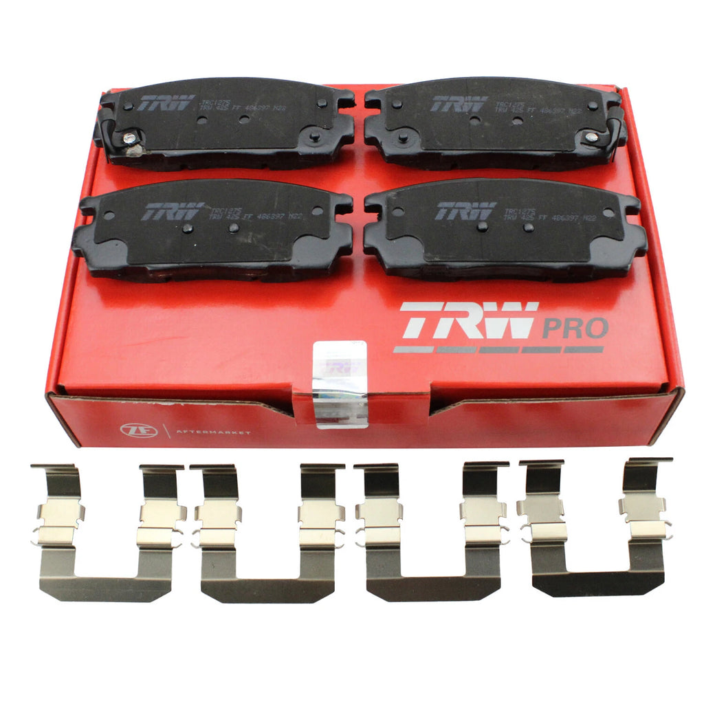 TRW Pro Rear Ceramic Brake Pad Set for Chevrolet GMC Pontiac Saturn Suzuki