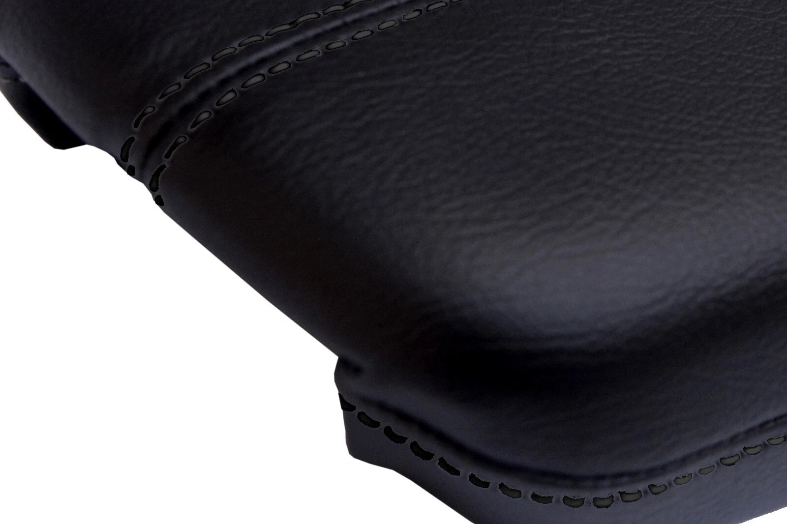 Leather Console Lid Armrest Cover for Cadillac XTS (2013–2019) Black