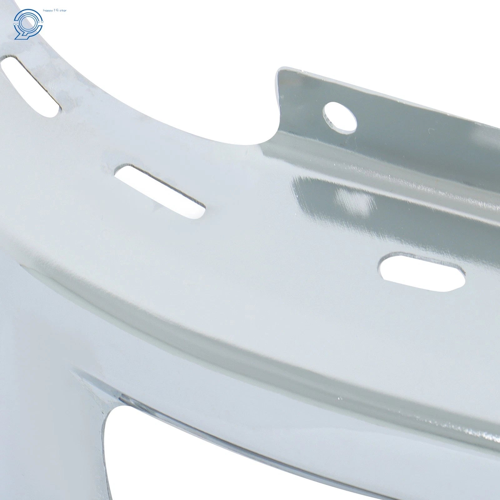 Chrome Front Bumper with 4 Sensor Holes for Ford F-150 (2024–2025)