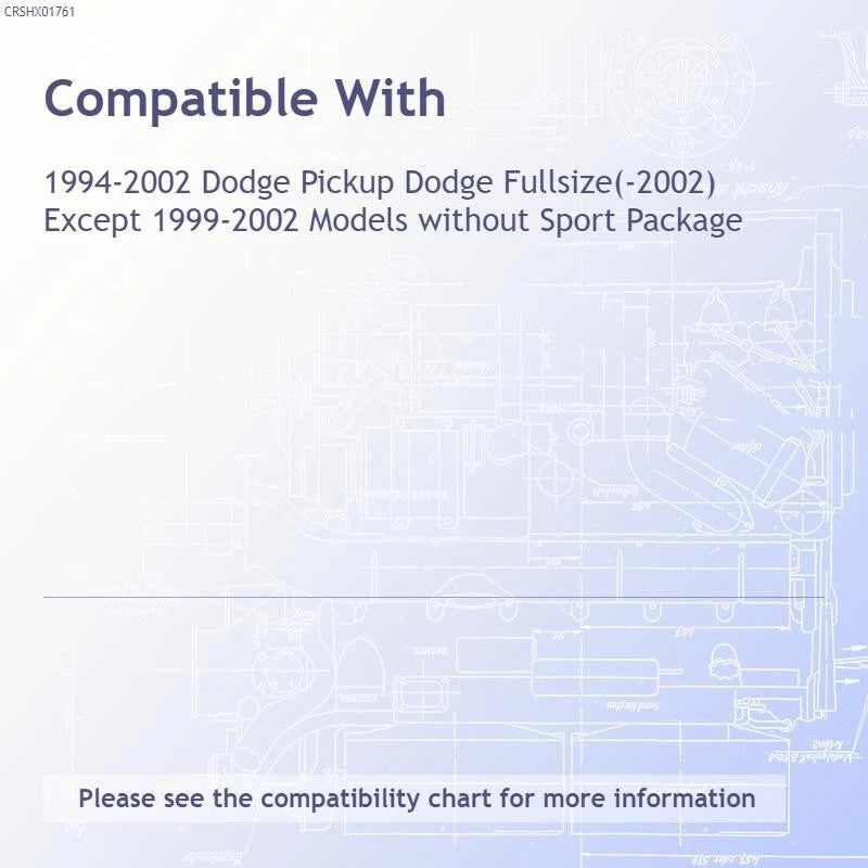 Replacement Polypropylene Front License Bracket for See compatibility Chart