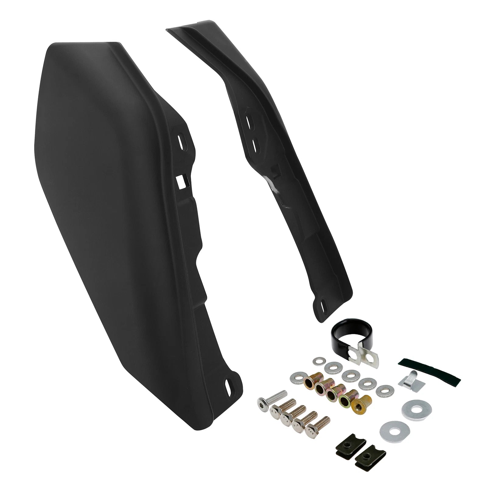 Matte Black Mid-Frame Air Deflectors for Harley Touring (2017–2023)