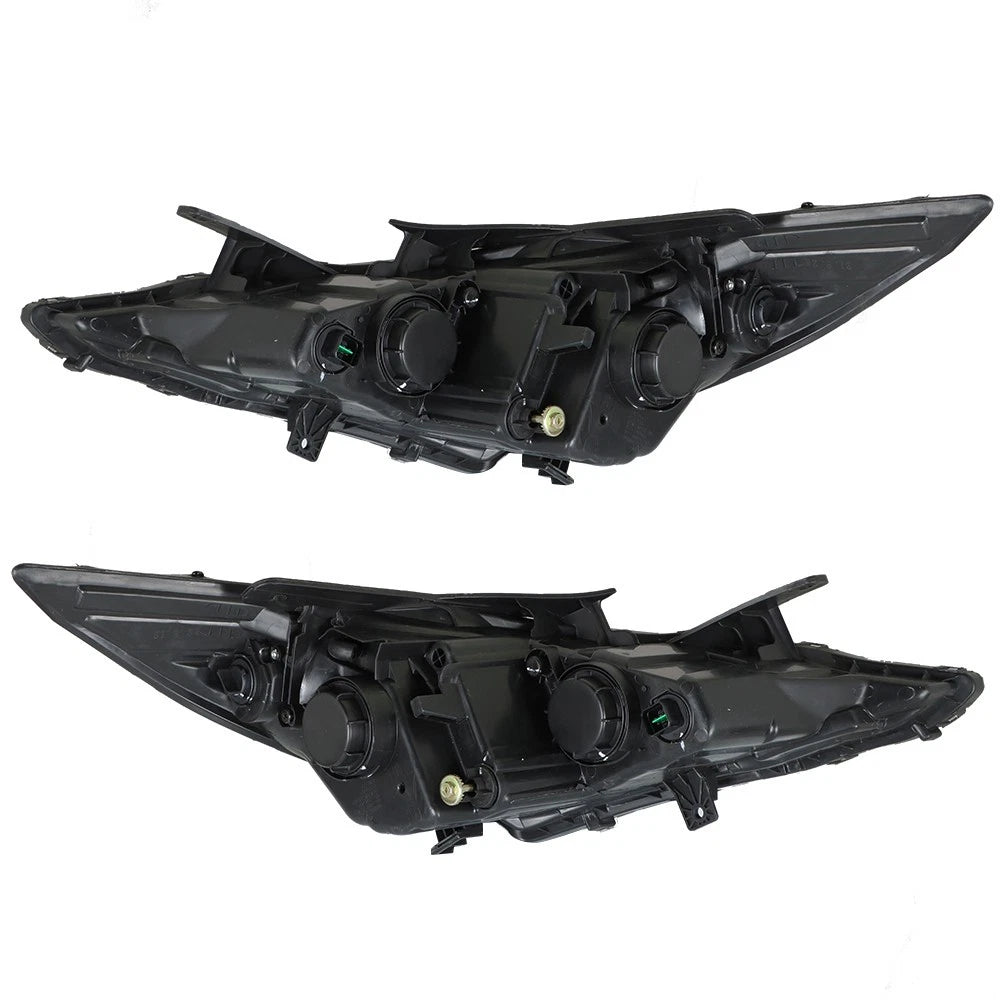 Pair Chrome Headlights for Hyundai Sonata (2011â2014) Clear Lens