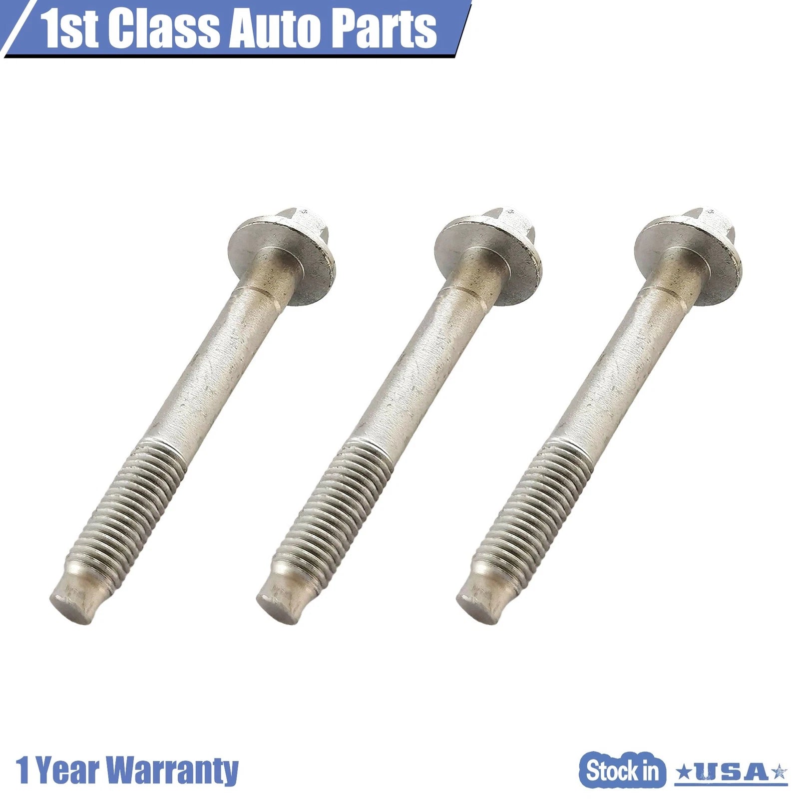 Set of 3 Wheel Hub Bearing to Knuckle Mounting Bolts for Jeep Cherokee (1986–2001)