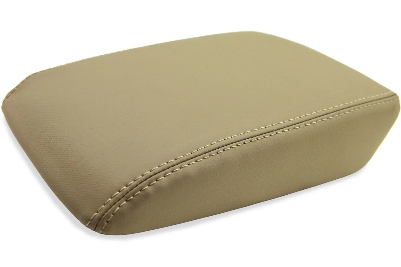Center Console Armrest Cover for Acura TL (2004–2008) Beige PVC Leather
