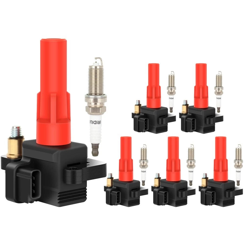 Set of 6 Ignition Coils & Spark Plugs for Subaru B9 Tribeca (2006–2007)