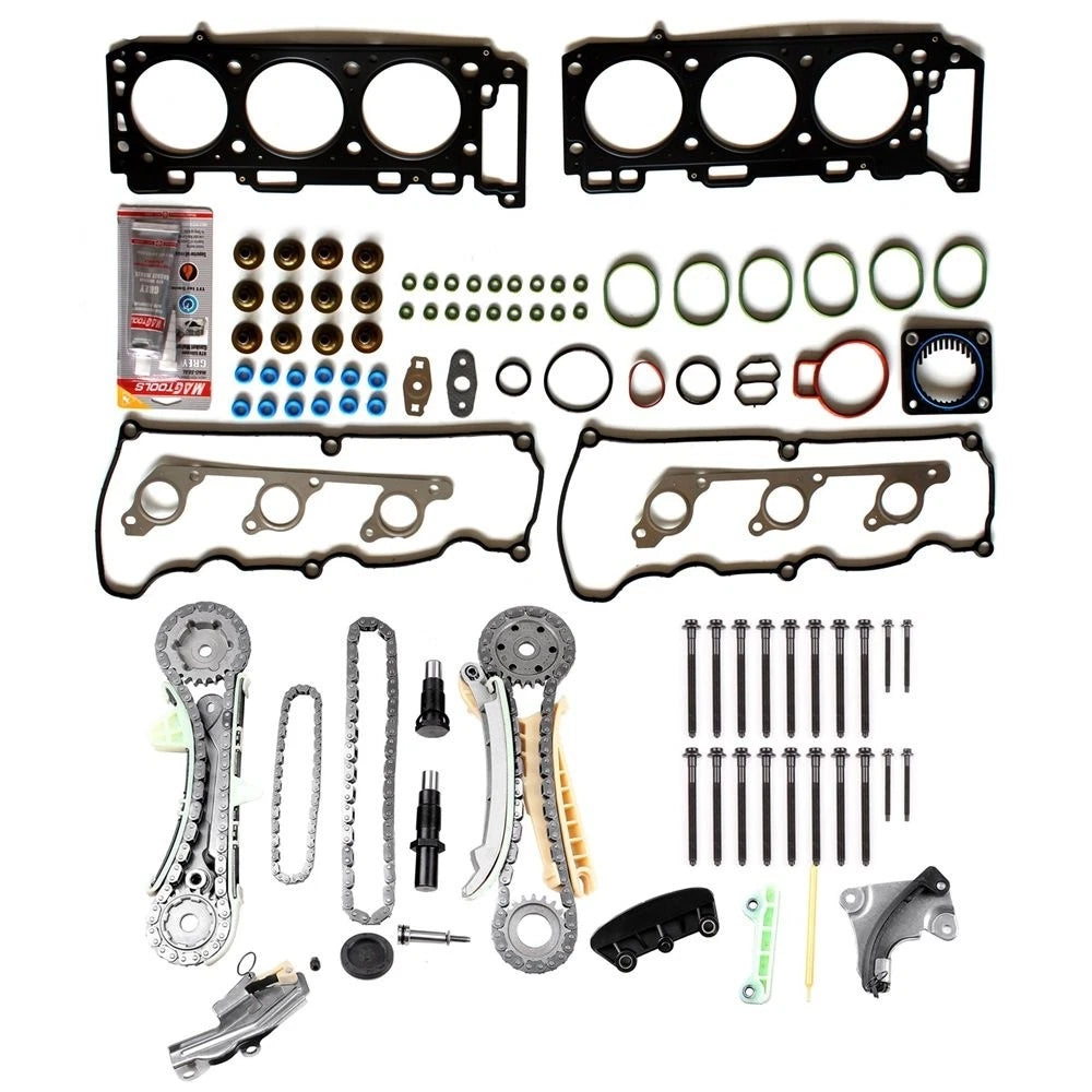 Timing Chain Kit with Head Bolts & Gasket Set for Ford Ranger 2001–2009 4.0L V6 SOHC
