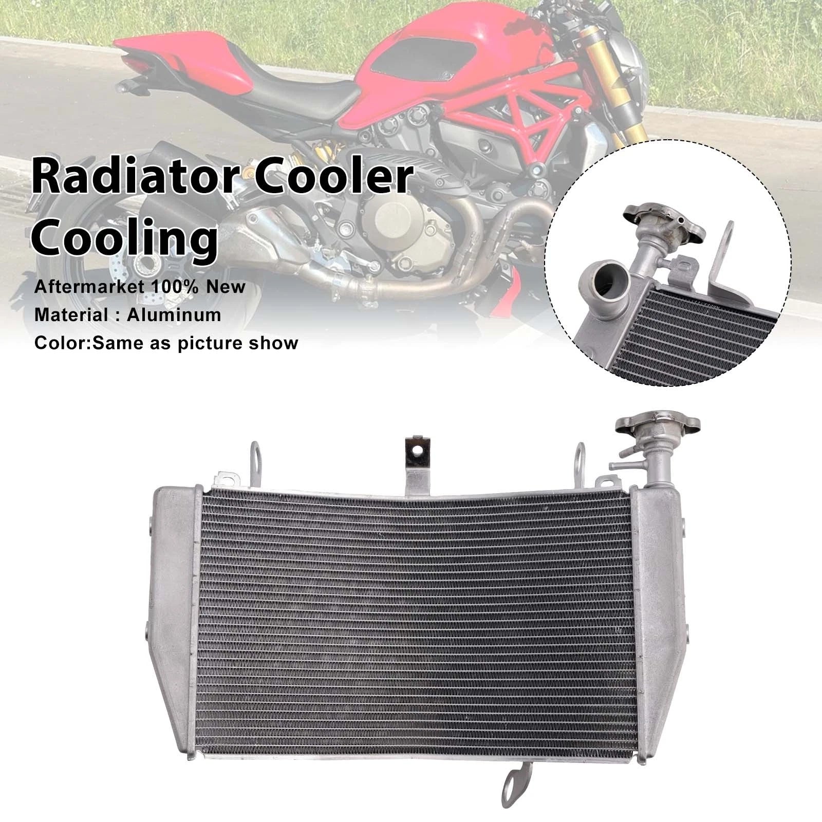 Radiator Cooler for Ducati Monster 1200 (2014–2021), 821 (2015–2021)