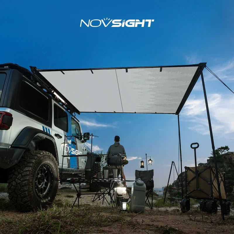 6.6x6.6ft Vehicle Awning for Jeep SUV Truck (UPF50+)
