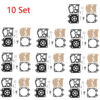 Set of 10 Chainsaw Carburetor Gasket Repair Kit for 4500 5200 5800