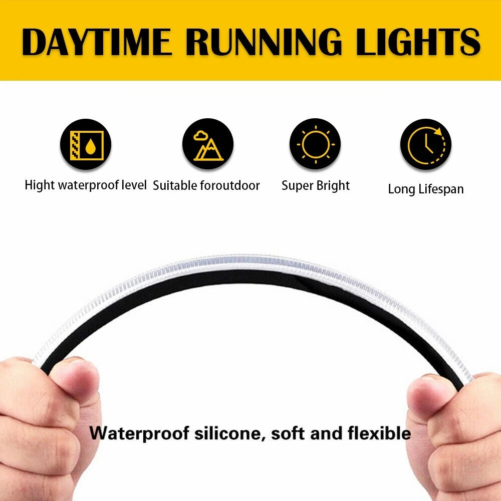 2X LED Daytime Running Lights for Make Model