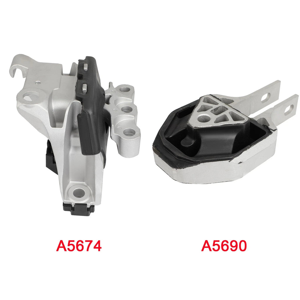 Set of 2 Engine Motor Mounts for Dodge Dart (2013–2016) L4 2.0L DOHC
