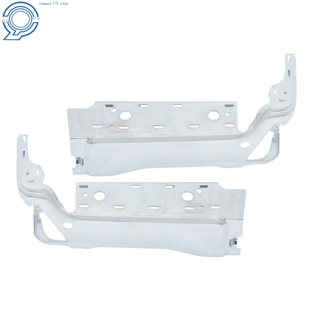Set of 2 Rear Bumper End Caps Chrome for Ford F-250 F-350 F-450 (2023–2025)