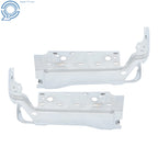 Set of 2 Rear Bumper End Caps Chrome for Ford F-250 F-350 F-450 (2023–2025)