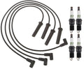Professional Ignition Wire Set & 4 ACDelco .060" Spark Plugs for S10 (1994–2004)