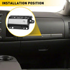 Front Pair Windshield Wiper Cowl Covers for Toyota Yaris (2012–2014)