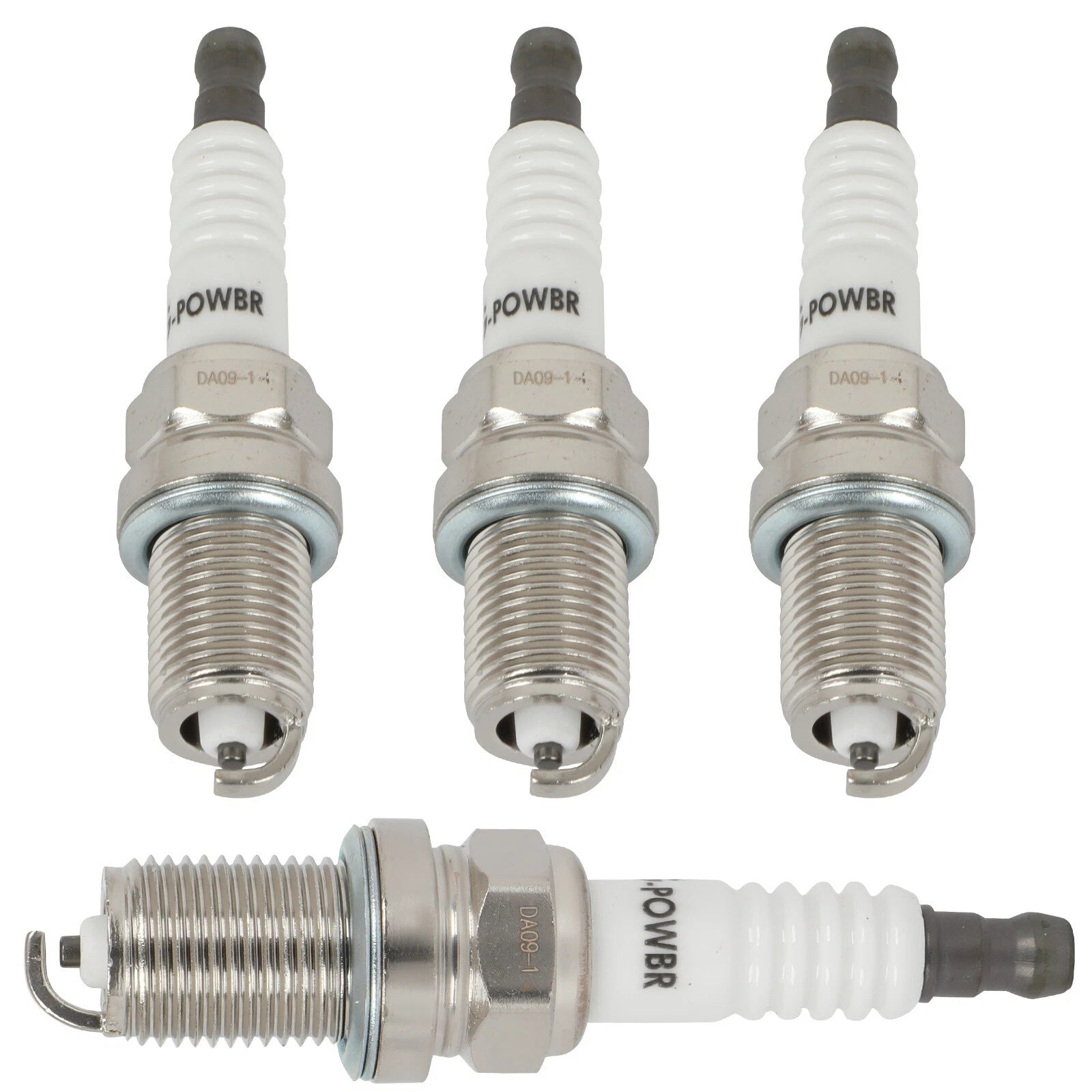 Set of 4 Iridium Spark Plugs for Subaru Legacy, Volkswagen Cabrio, Hyundai, Pontiac