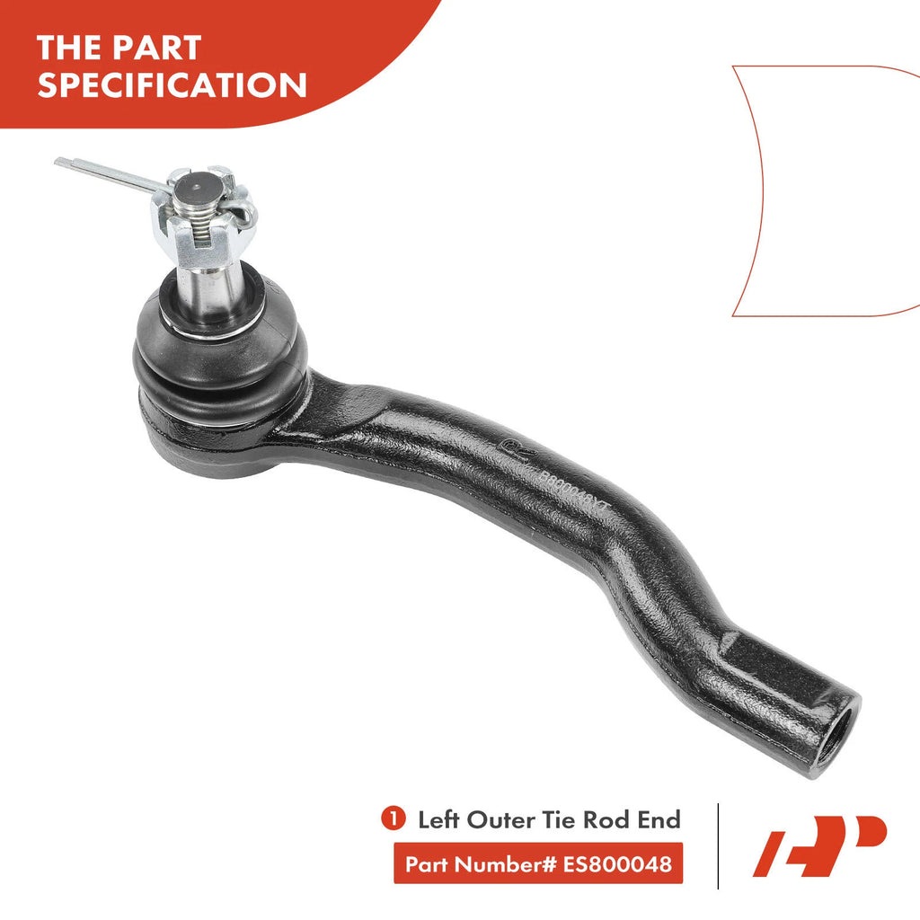 10x Front Ball Joints & Tie Rods for Nissan Pathfinder (2005–2012)