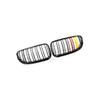 Dual Line Tri-Color Front Grille for BMW 3 Series E92 E93 (2010–2014)